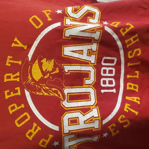 USC MEN'S RED OVERSIZED TEE | LARGE - Picture 2 of 4